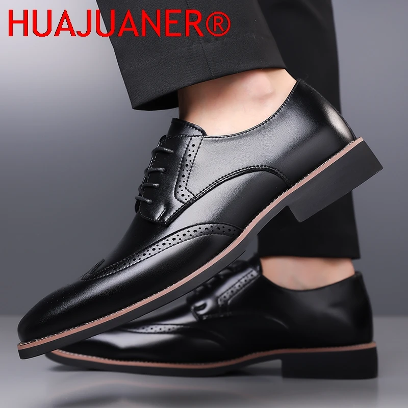 الزفاف خمر الرجال الرجال الأحذية الرجال الكلاسيكية الذكور الأعمال أوكسفورد أحذية جديدة الذكور فستان أحذية كل مباراة أحذية خفيفة أنيقة #5