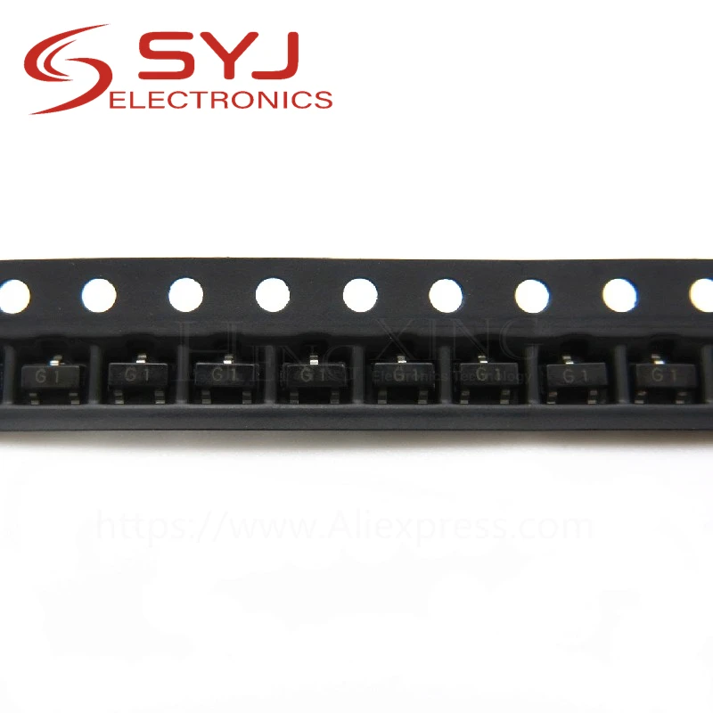 100pcs/lot MMBT5551 2N5551 G1 SOT-23 In Stock