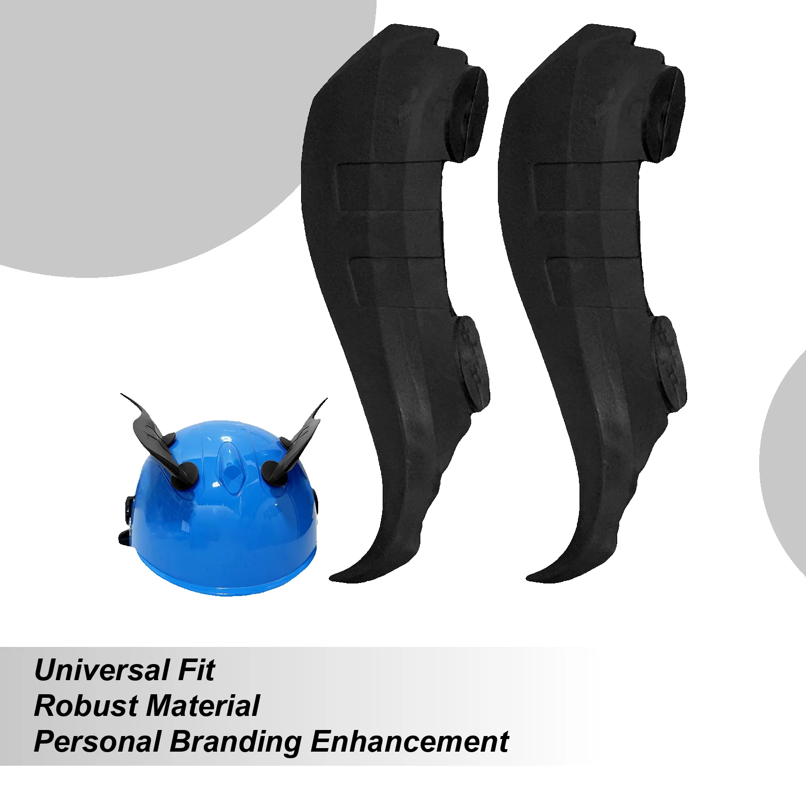 

Motorcycle Helmet Decorations 2 Pieces Motorbike Ornaments Cool Motorcycle Helmet Horns for Skiing Scooter Outdoor Riding Road