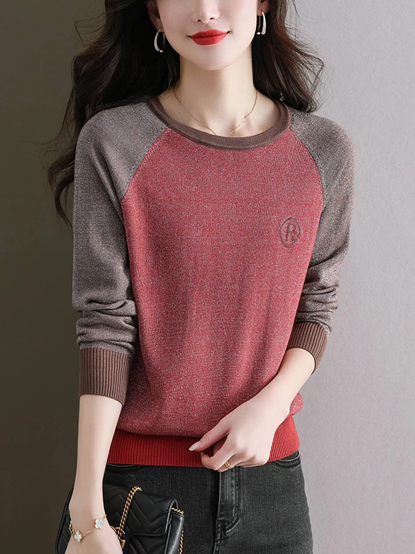 Faionable Long Sve gebreide top damesbasislaag Kleur Blo High End Europese Sle Guangzhou Dertiende Fac