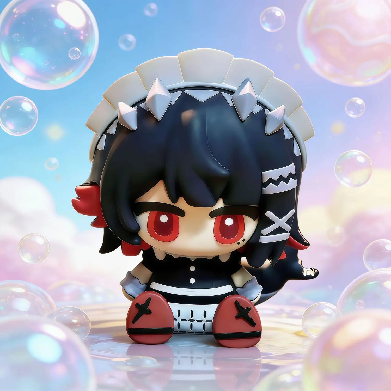 Hot Zenless Zone Zero Asaba Harumasa 8cm Chibi GK Figure Model Limited Edition Anime Game Cosplay Prop for Fans Collection Gift