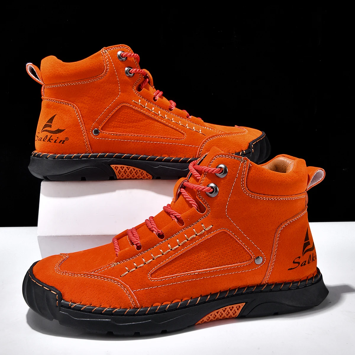 Men's Handmade Leather Hiking Boots 1
