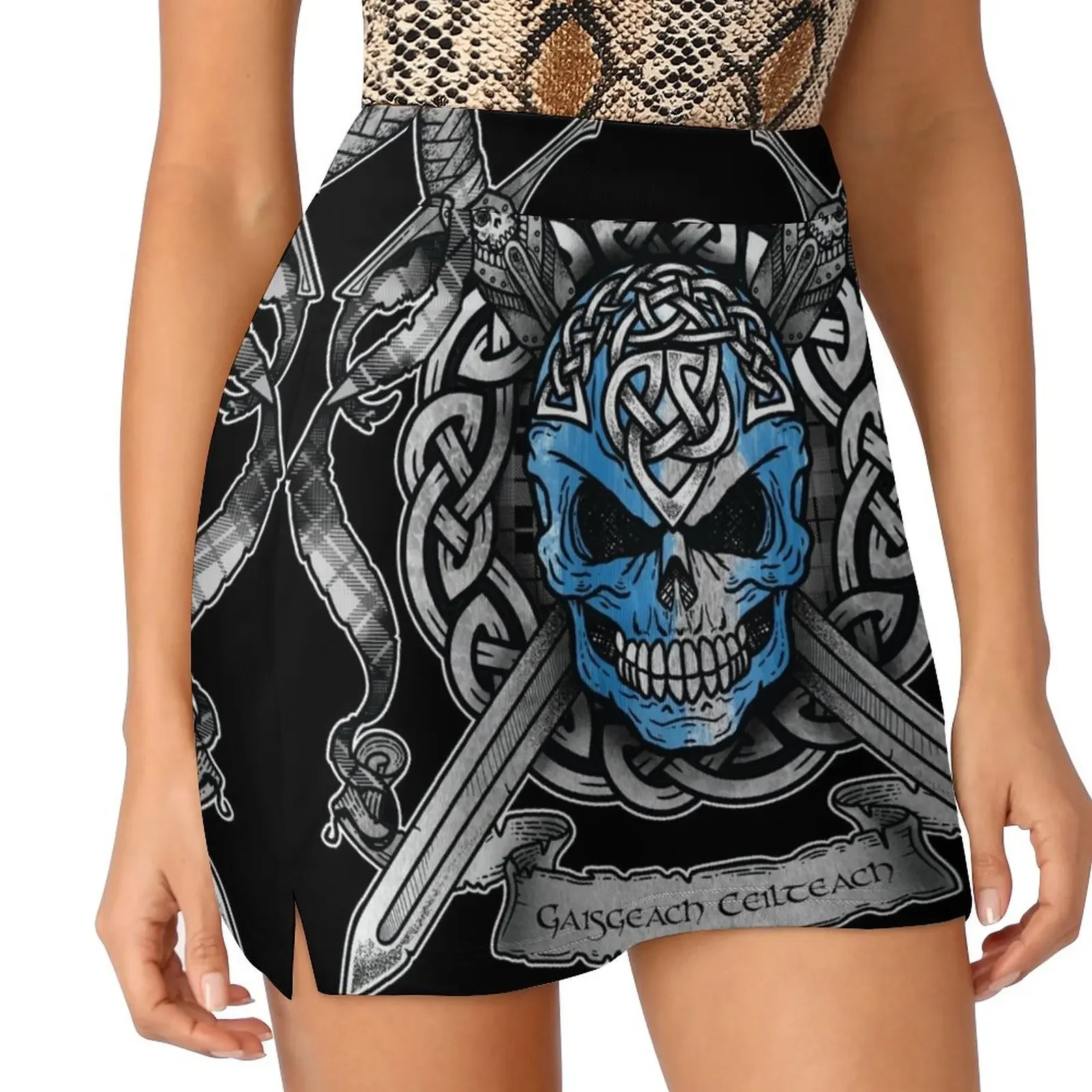 

Celtic Warrior Mini Skirt women's stylish skirts Womens dresses