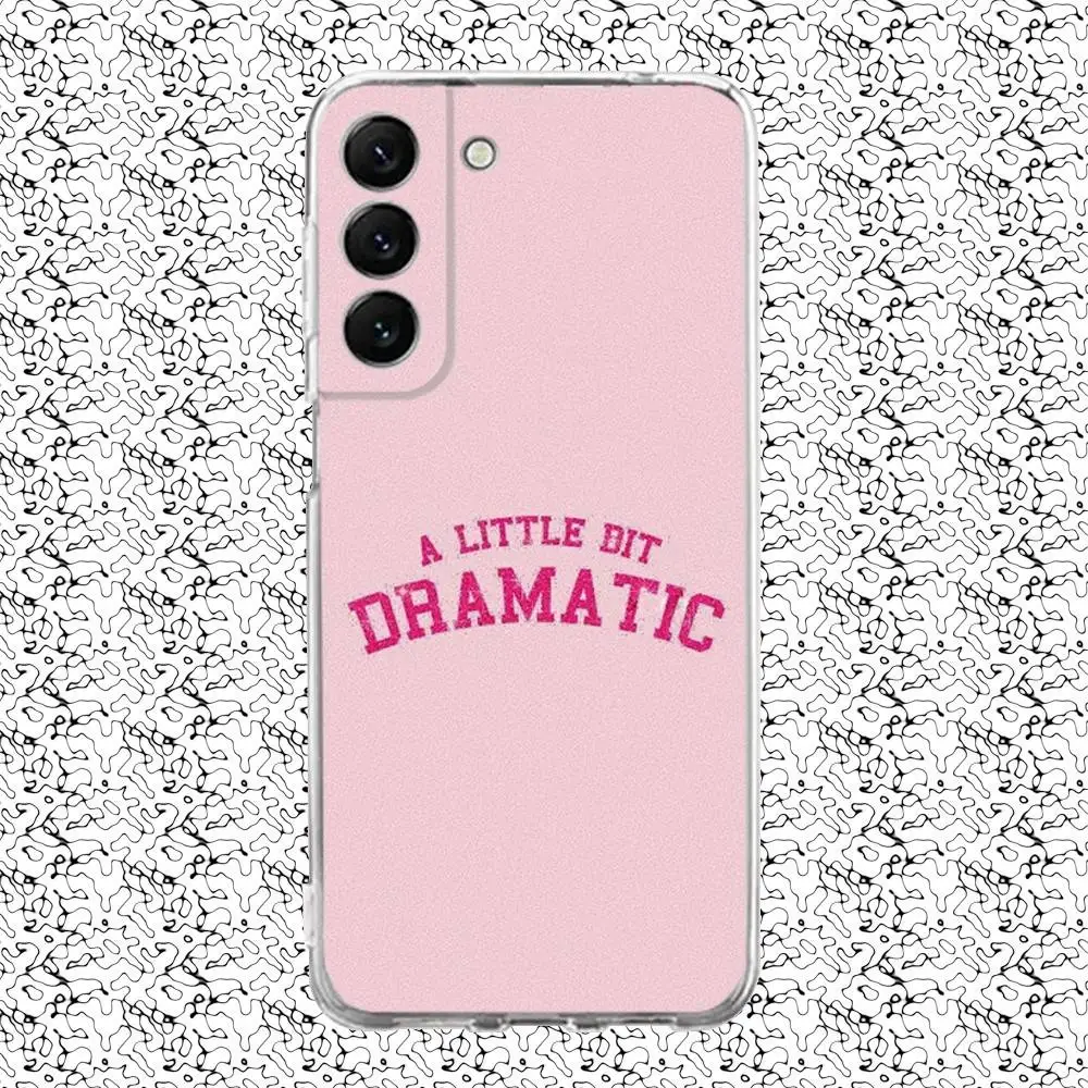 Kiss m-mean-funda de teléfono para niñas, funda transparente para Samsung S24,30,21,22,23,20 FE,lite,PIus,Ultra,5G,Note,9,10