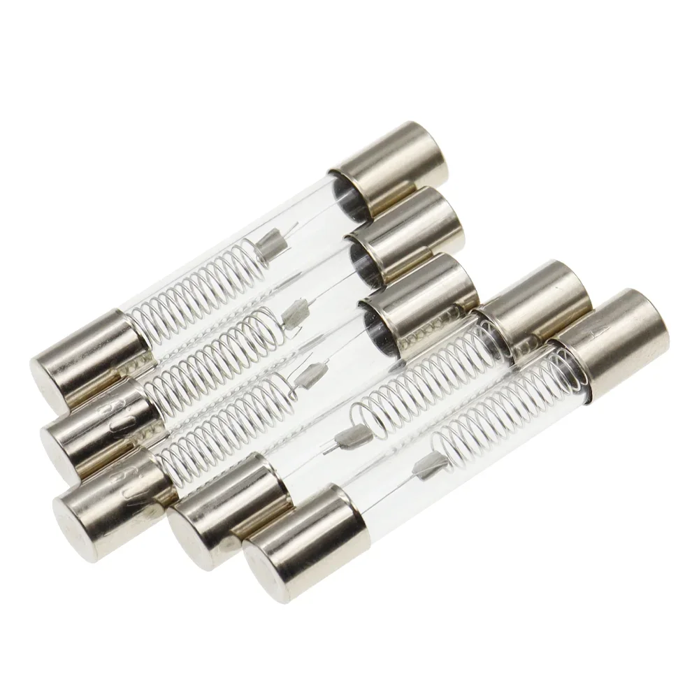 

100PCS 5KV Special Microwave Oven Fuse 6X40MM 0.65A 0.7A 0.75A 0.8A 0.85A 0.9A 1A Glass Tube Fuse 5000V 700MA High-Pressure Fuse