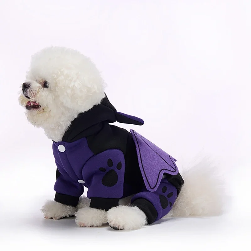 Halloween Cosplay Dog Costume Sweater Jumpsuit Pet Halloween Outfit for Small to Medium-Sized Dogs
