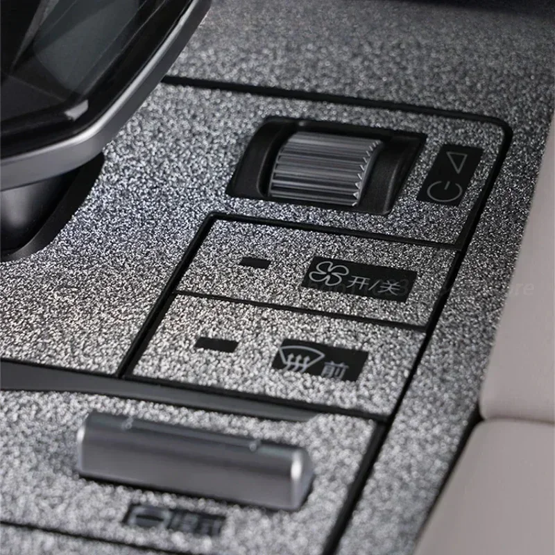 For BYD Yuan UP Car Diamond Sticker Special Interior Modification Gear Panel Glass Switch Decoration Car Sticker Car Accessories