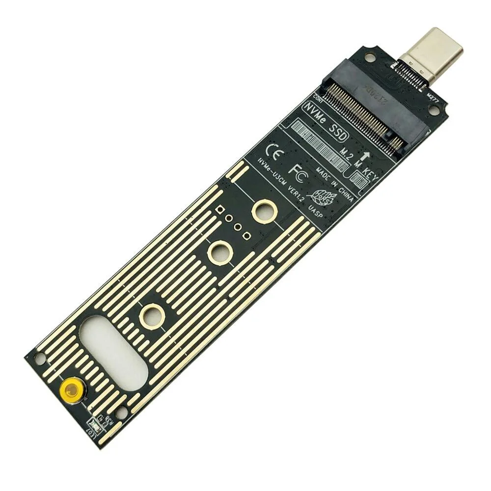 NEW NVME to USB 3.1 Type-C Adapter M2 SSD Adapter NVMe Enclosure M.2 to USB 3.1 Case for NVME SSD