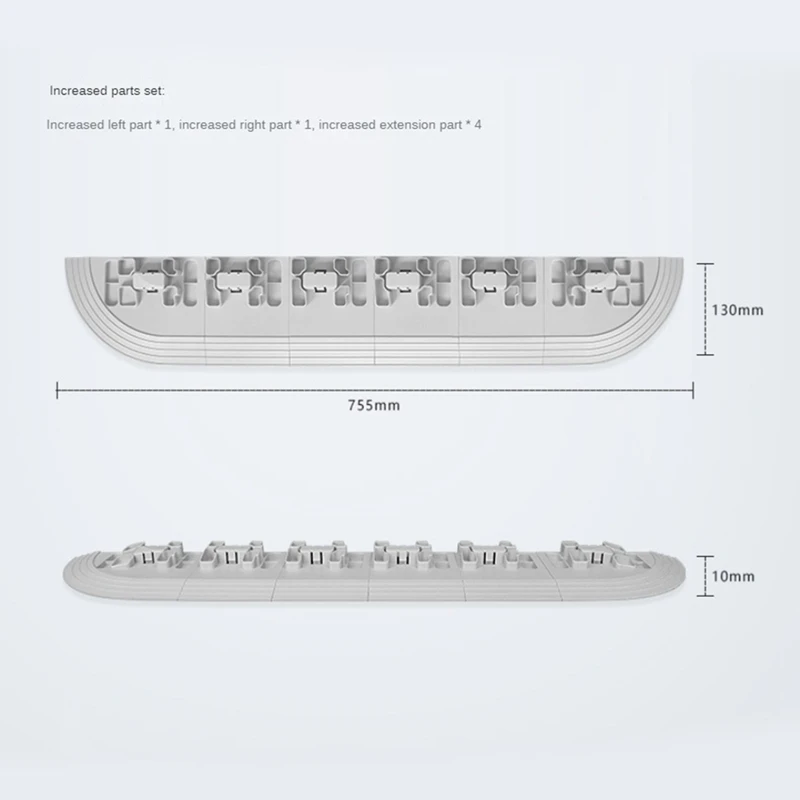 Striscia davanzale della porta per tutti gli accessori di ricambio per aspirapolvere robotico accessorio per l\'attraversamento della porta della