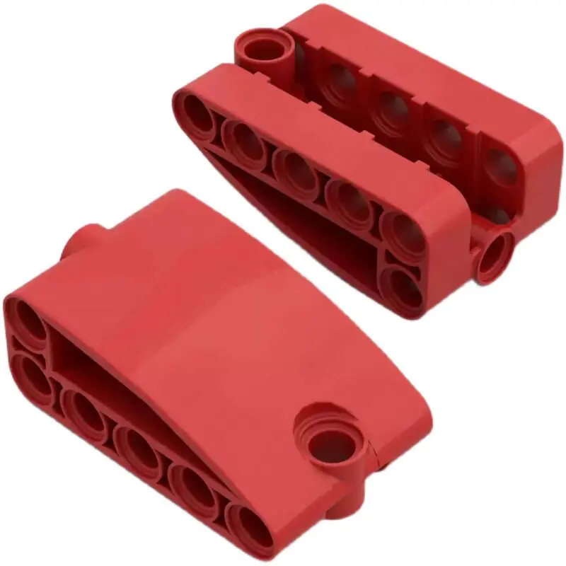 Domestic building block 80285 3x5 thick curved hole arm 6362563 MOC splicing building block accessories