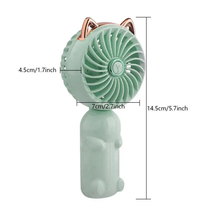 Portable Fan Foldable Portable Mini Handheld Fan Powerful Personal Handheld Fan With 3 Speed For Camping Work Travel Hiking