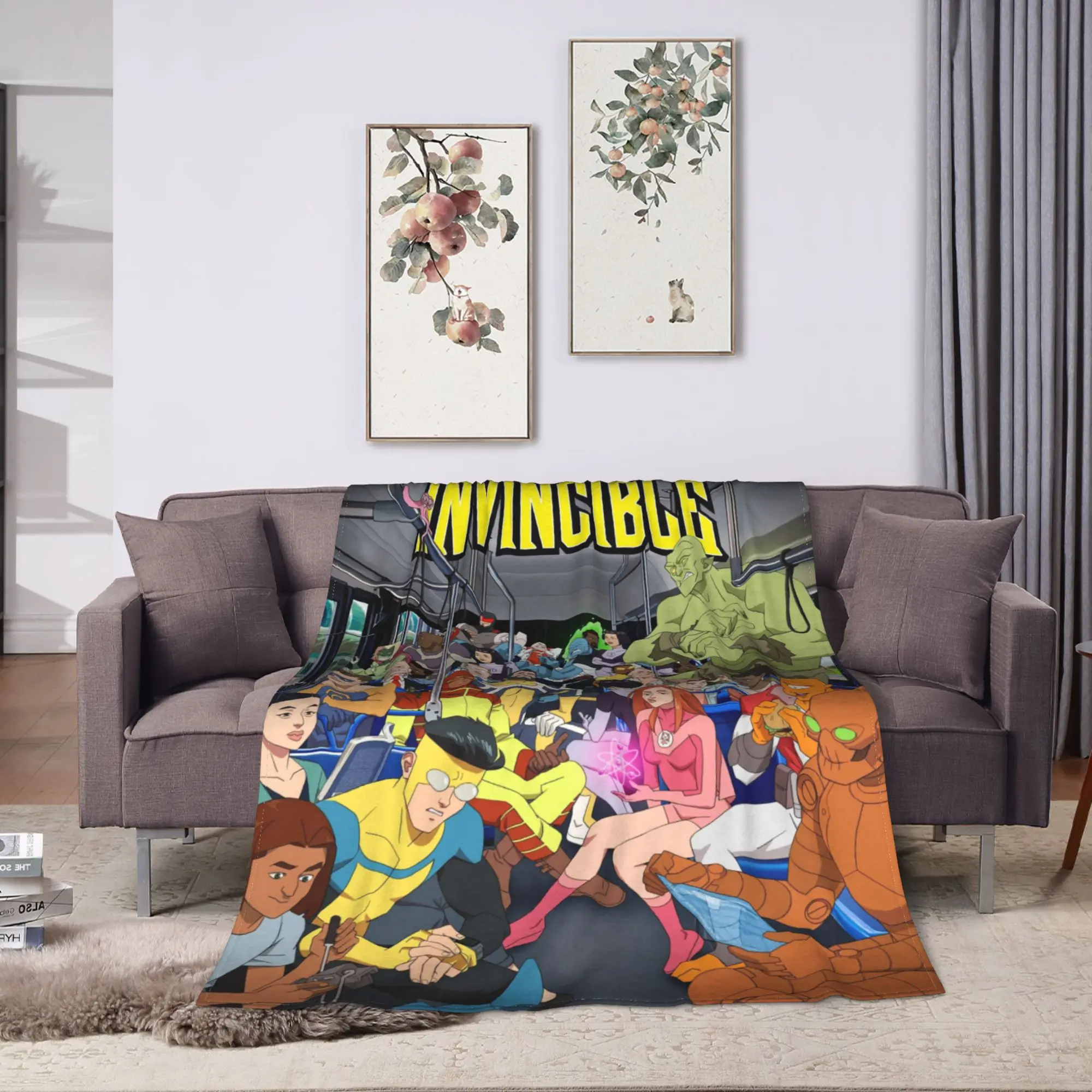 Invincible Comic Cool TV Blankets Quality Super Soft Throw Blanket
