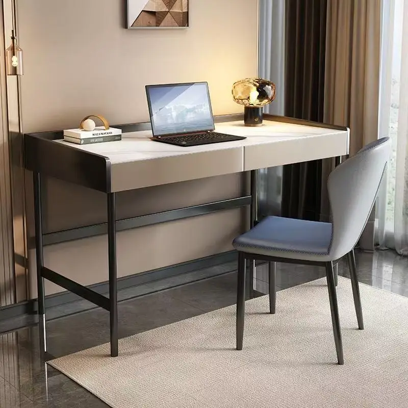Slate desk Home study writing table Hotel desk Bedroom Simple modern office Computer desk Italian