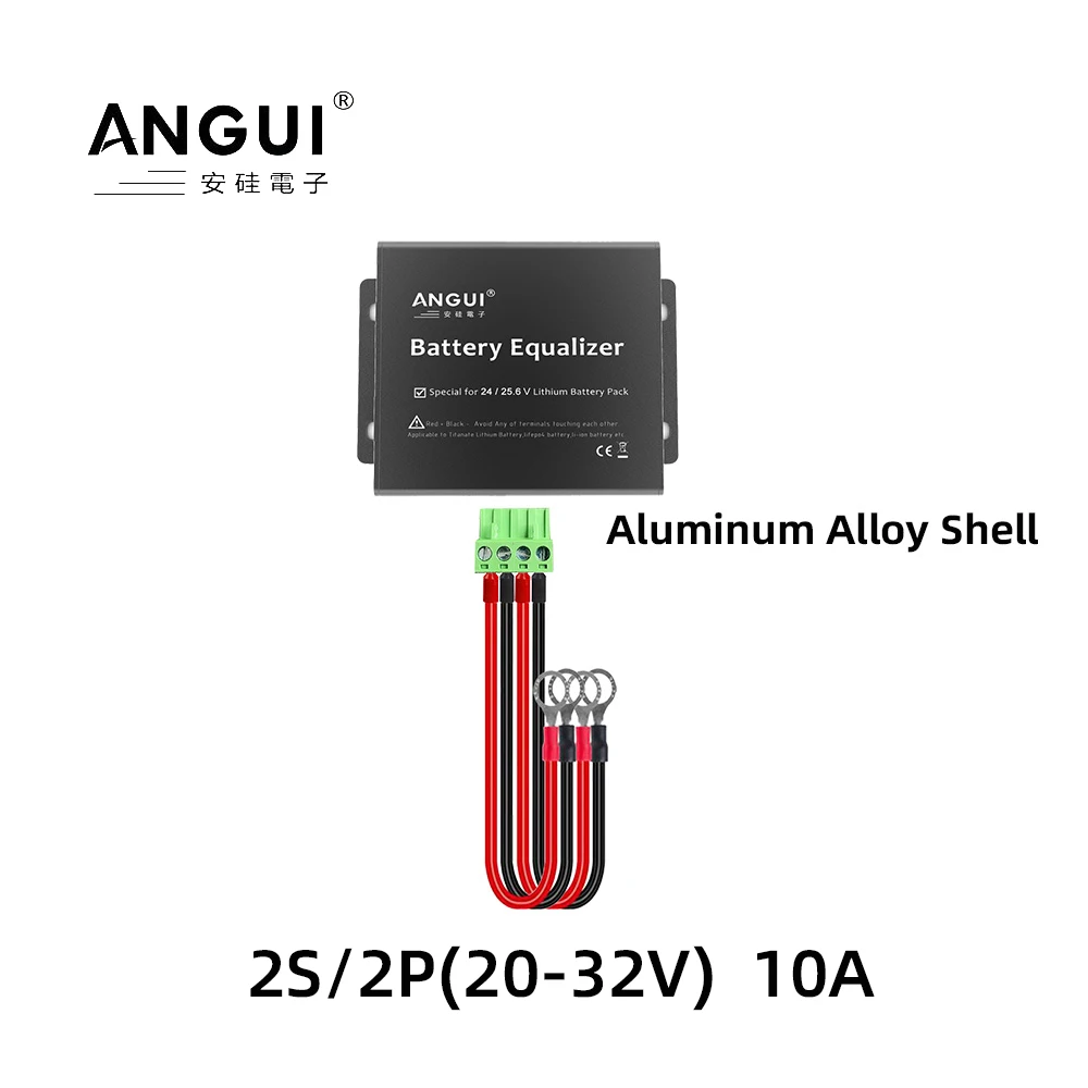 ANGUI Batterij-equalizer Actief 48V BM202S HC01 24V LED-display 2 x 24V Loodzuurgelbatterijen Serie Balancer 2S Actief NCM 48V