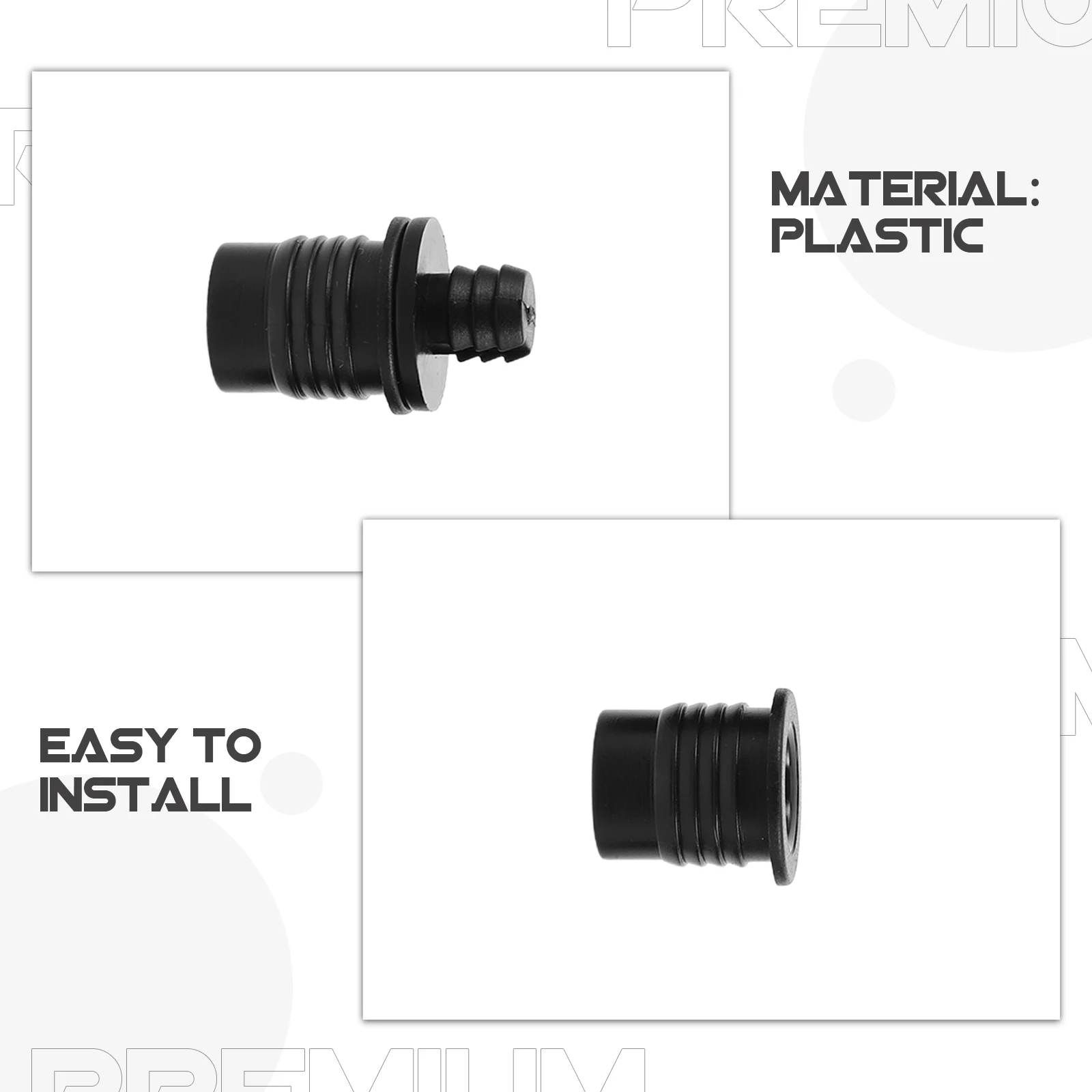 40 stuks luidsprekerrooster bevestigingsknoppen: plastic drukknoopset voor audio subwoofer stofkap luidsprekergrill clips vervanging