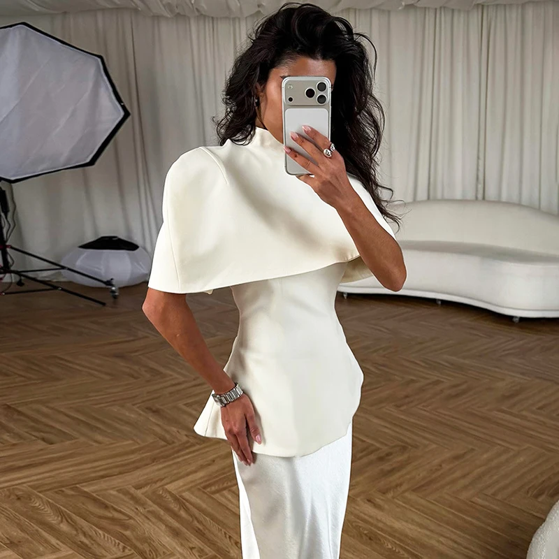 

Модная футболка-топ Typhaland для женщин: приталенная, с коротким рукавом, однотонная, для повседневной носки, летняя новинка 2026 года, хит продаж