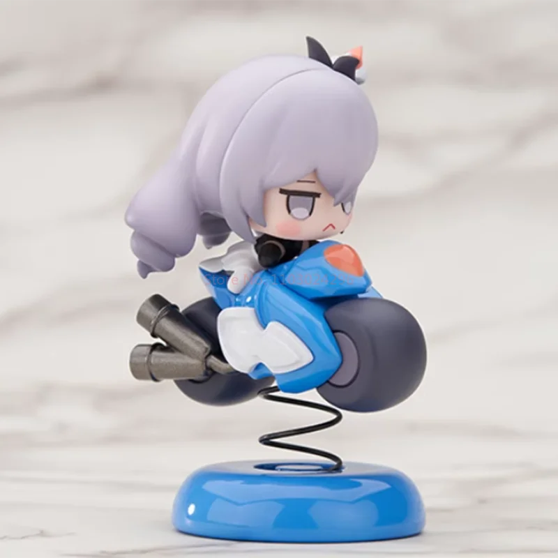 Kawaii Mihoyo/Honkai lmpact 3 Anime Figure Bronya Q-version Car Mounted Model Beautiful Girl Peripherals Anime Action Gifts Toys