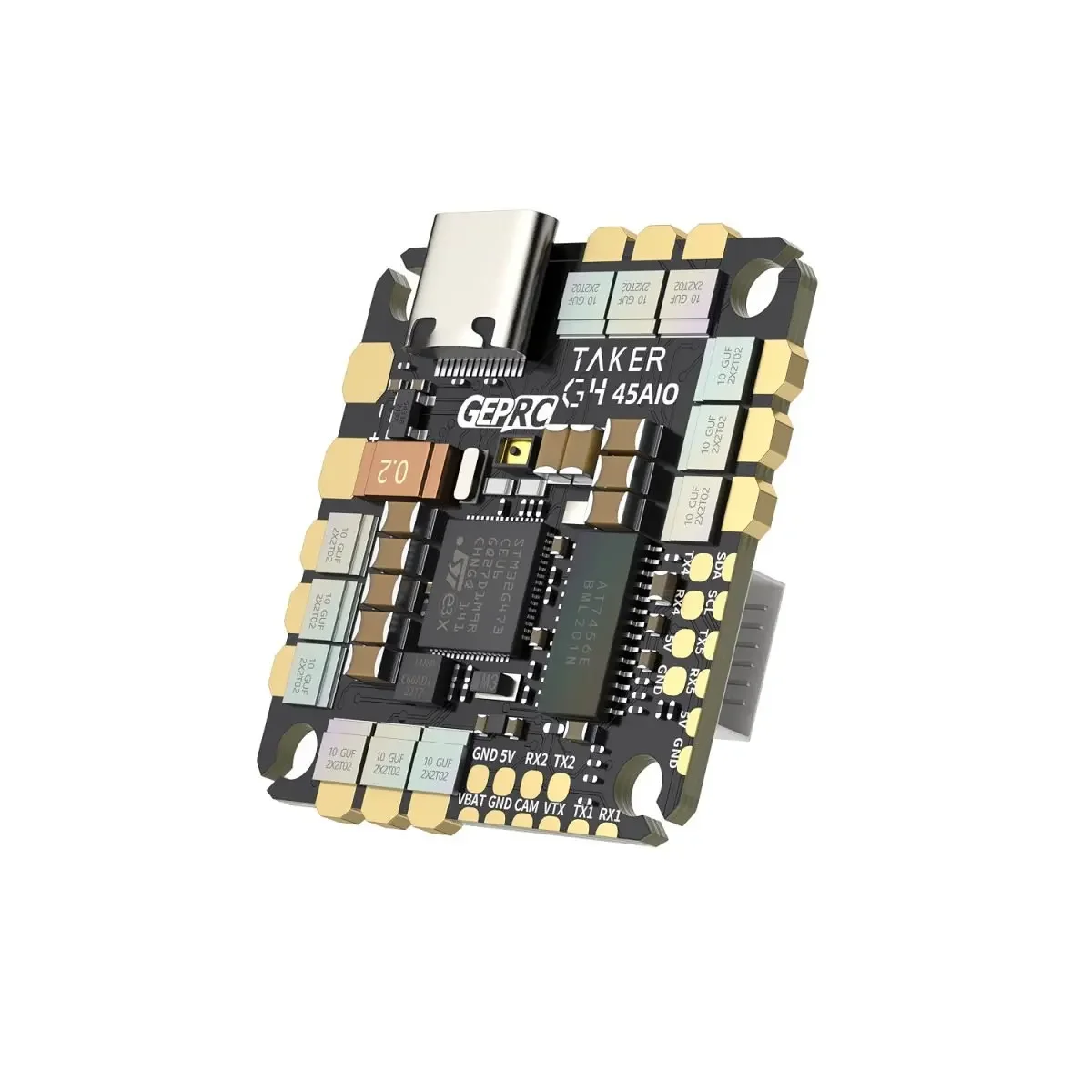 

GEPRC TAKER G4 45A 8Bit AIO G473 FC & 45A ESC 2-6S FPV Freestyle Drone