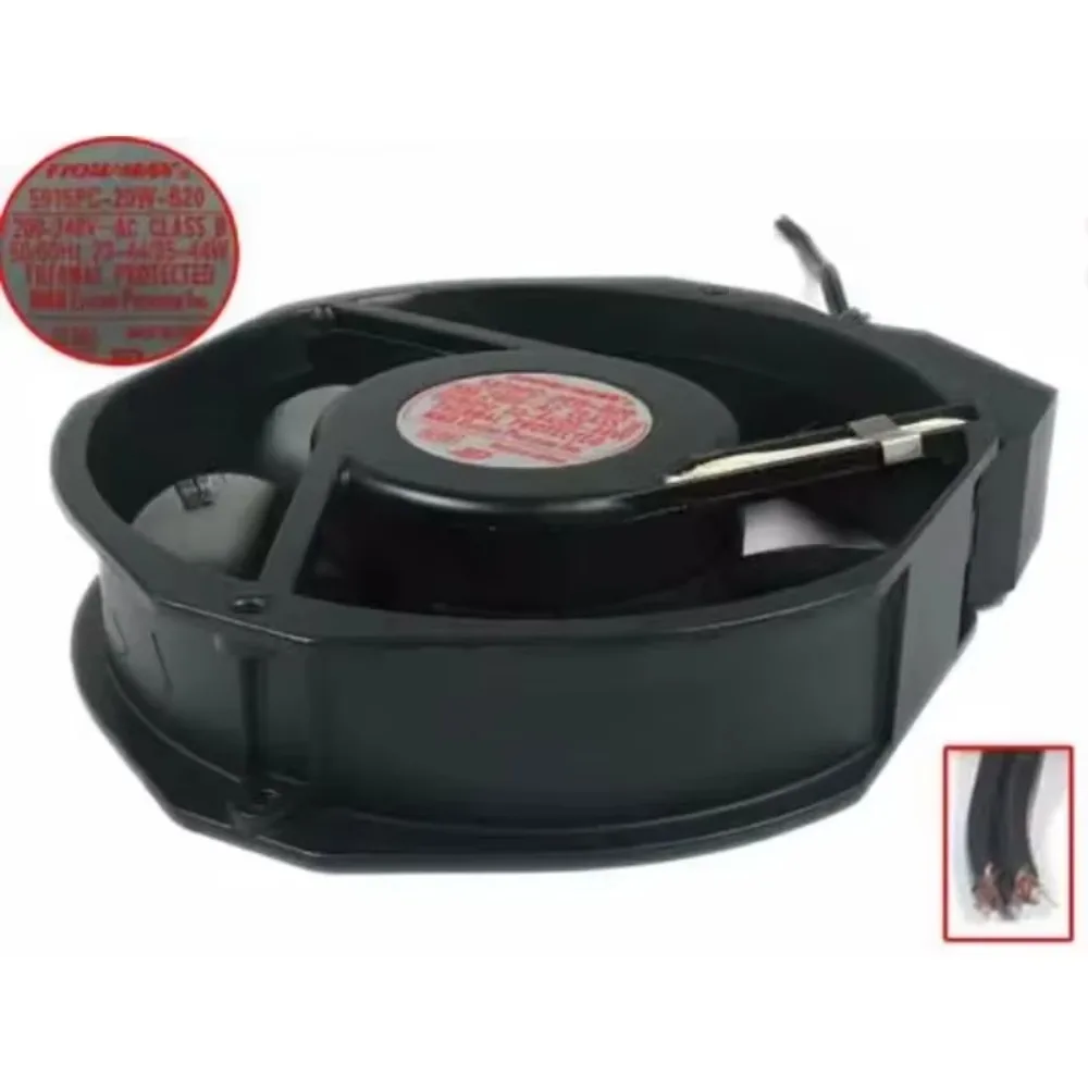 

NMB-MAT 5915PC-20W-B20 AC 200-240V 25-44W 172x150x38mm Server Cooling Fan