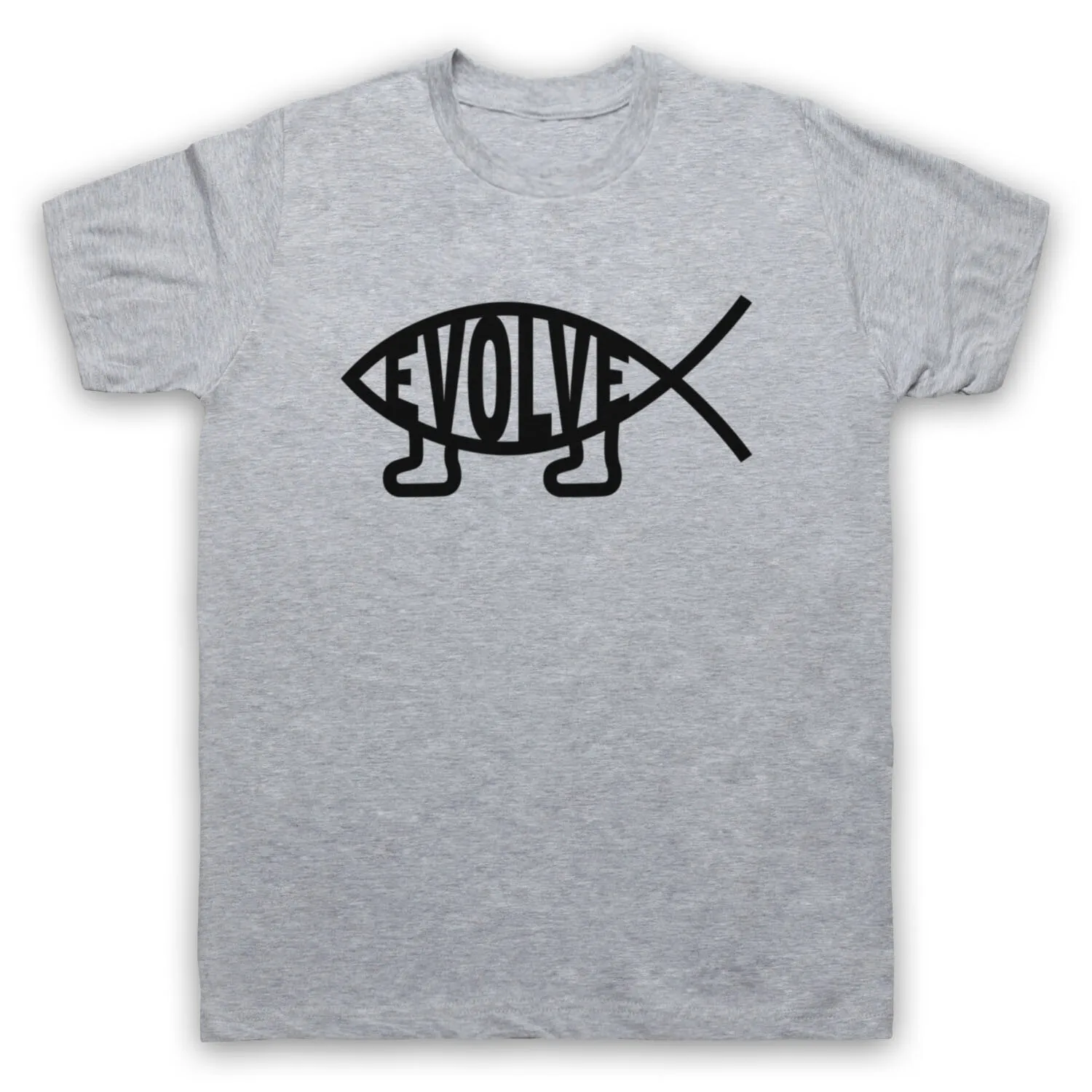 EVOLVE EVOLUTION athée symbole DARWIN théorie RELIGION hommes et femmes T-SHIRT