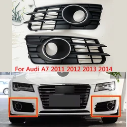 Suitable for Audi A7 2011 2012 2013 2014 Car Front Left or Right Bumper Fog Lamp Grille with ACC Hole 4G8807647A9B9