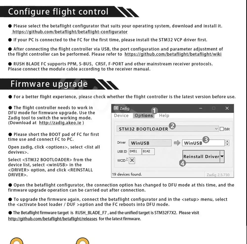 RushFPV RUSH BLADE F722 V2 Analógico Digital FC 60A 96K Super 128K Extreme ESC Stack 30X30mm DJI O3 Unidade de ar FPV Racing Drones