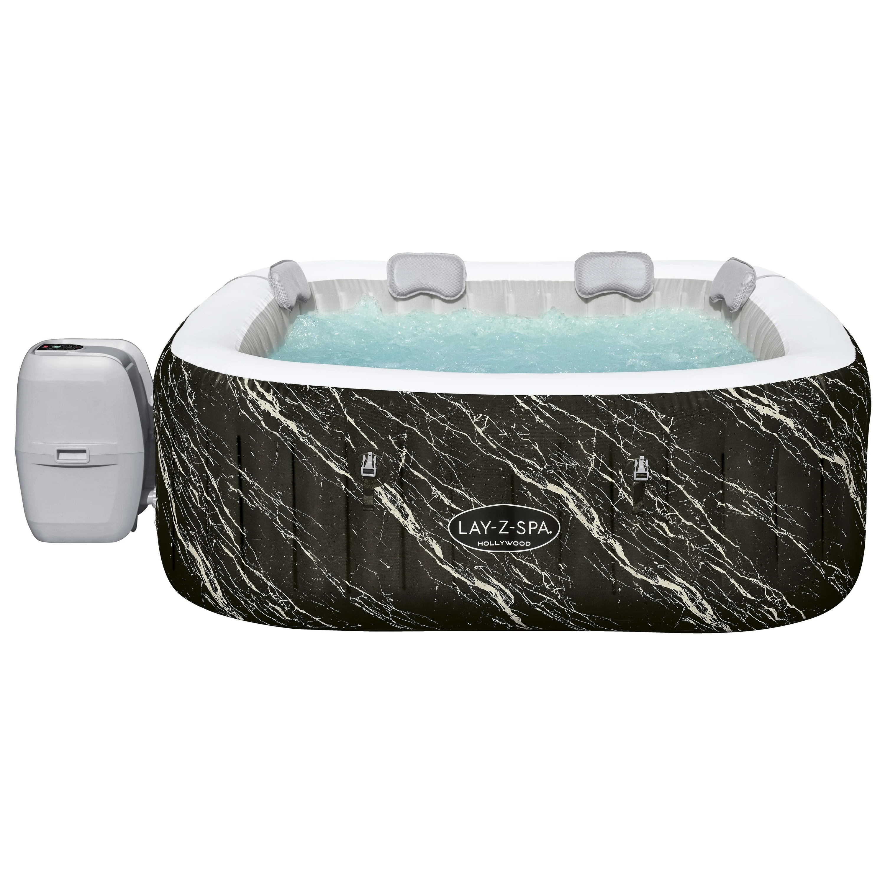 

High Texture Safety Certificate Bestway 6001F Smart 180x66cm Luxe AirJet 6 Marble Square Recreational Hot Tub Spa Bath