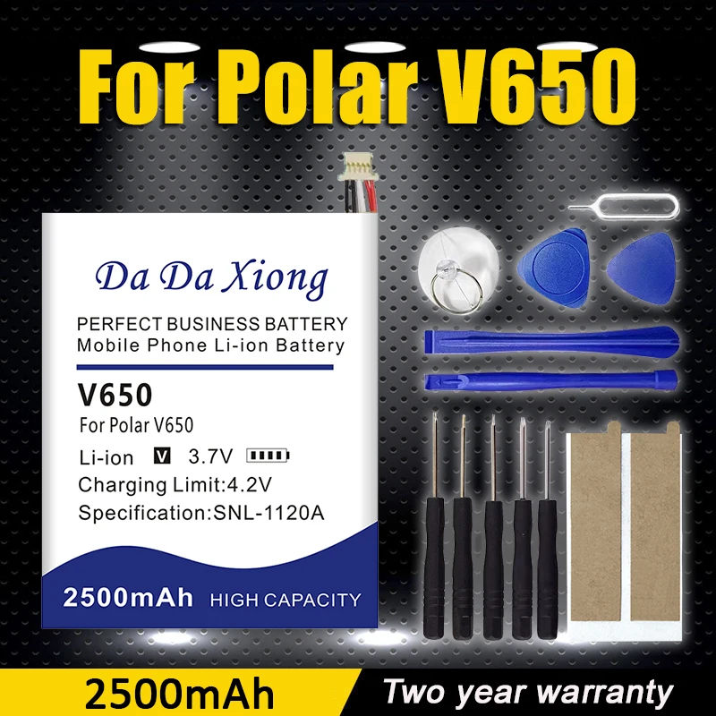 

Brand-New 2500mAh Suitable for POLAR v650 internal lithium battery