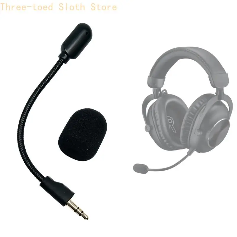 14-cm-Headset-Boom-Mikrofon für GPRO mit flexiblem Schwanenhals und Schaumstoffabdeckung E74A – Detail 9