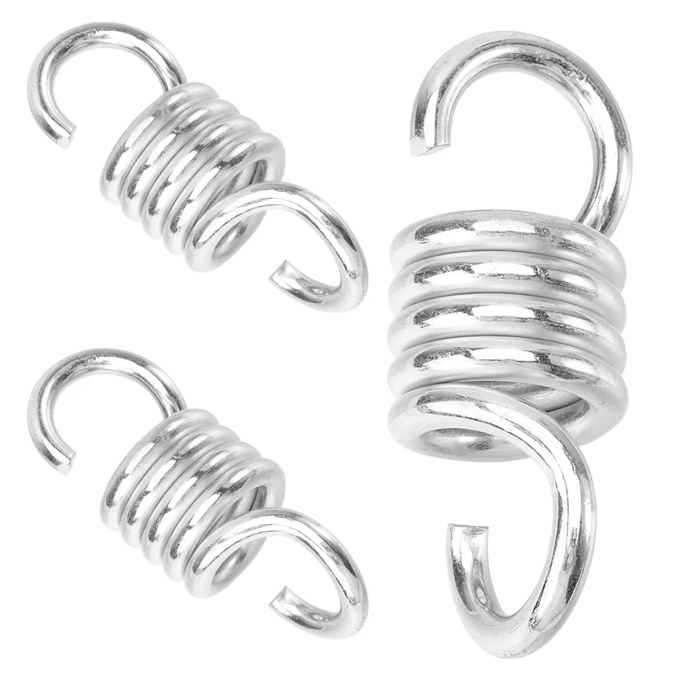 

3pcs Swing Spring Heavy Duty Hammock Chair Spring Set Porch Hanging Replacement Tool For Indoor Outdoor Use Swing Chair Hanging
