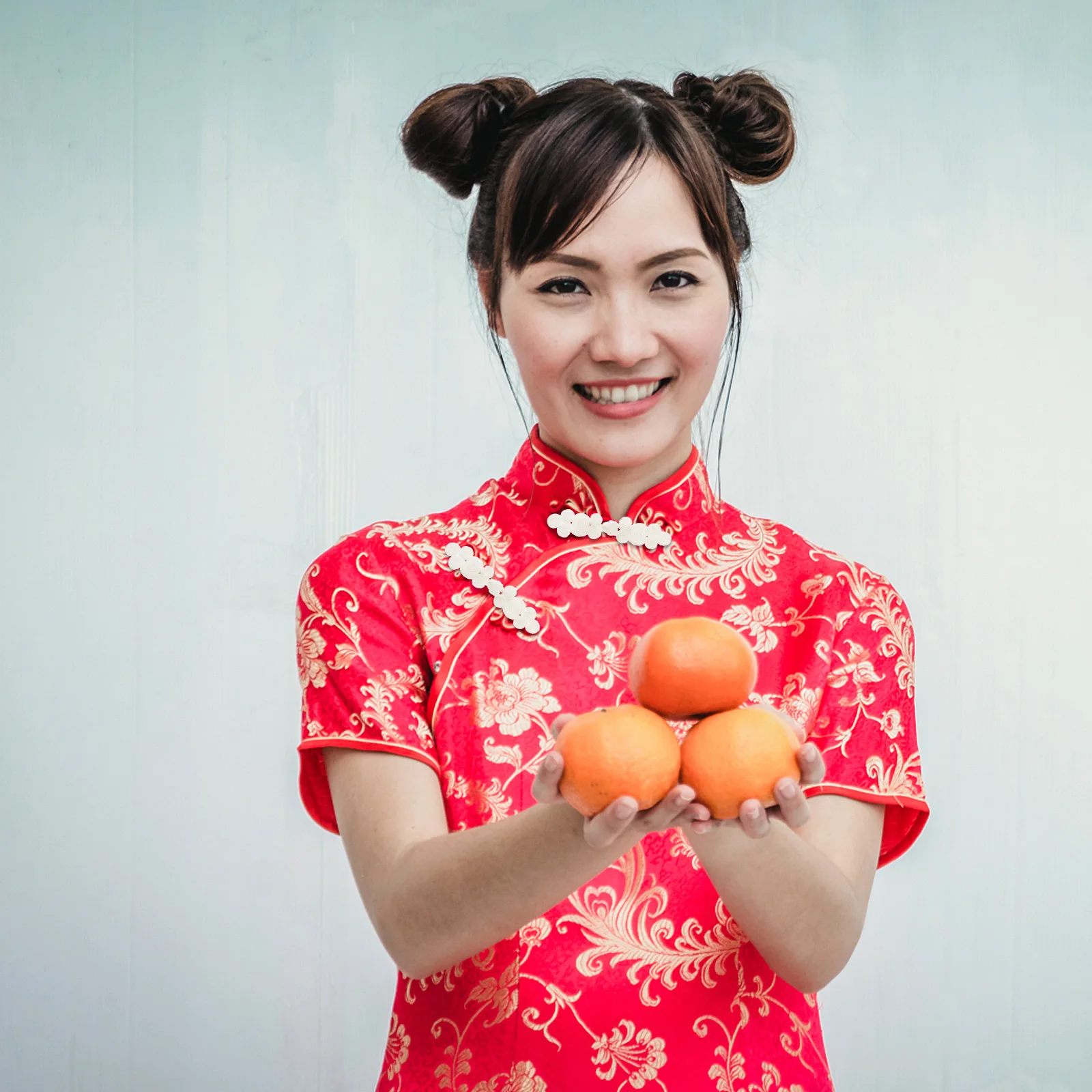 Cierre de Botón Estilo Chino para Cheongsam, Suéter, Patrón de Flores, Cierres de Costura, Accesorios de Bricolaje para Ropa, Manualidades