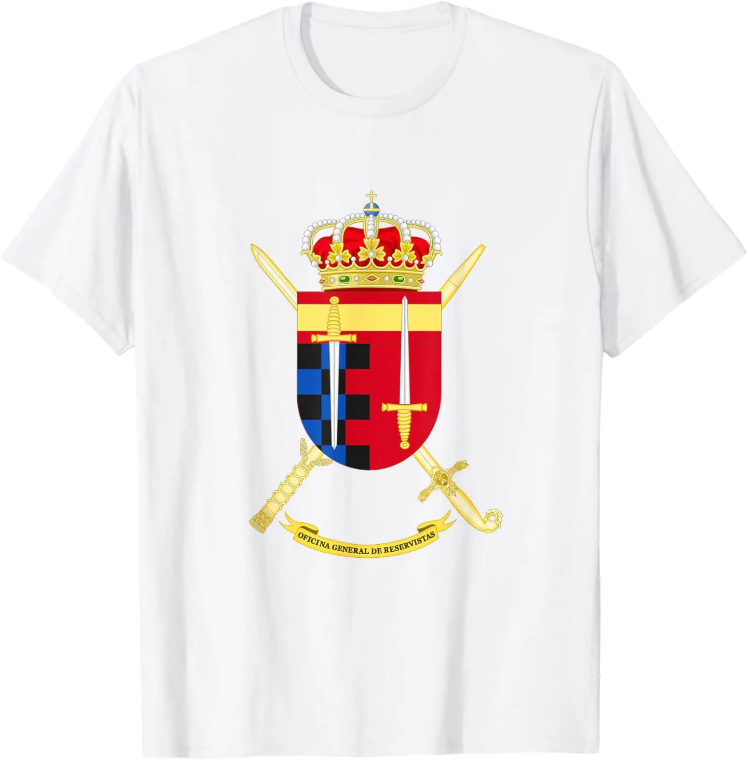 Emblema Reserva Voluntaria Ejército Español Reservista Camiseta T-shirt Short Sleeve Casual 100% Cotton Shift