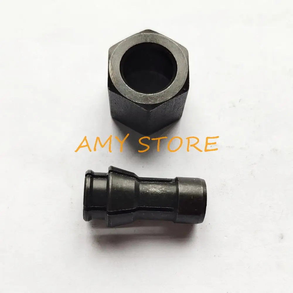 6A 6mm Elektrische Grinder Ersatz PT 35/64 "14mm Gewinde Hex Mutter Collet Set für Ken 9025 Elektrische werkzeug Zubehör