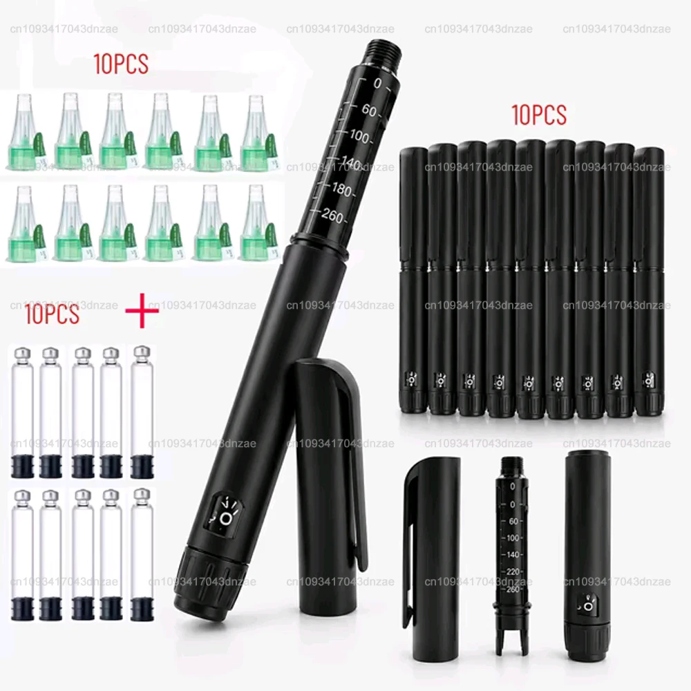 Magic Pen Insulin Injection Pen Disposable Sterile Injection Pens Rotary and Push Type with Adjustable Growth Hormone Dosage