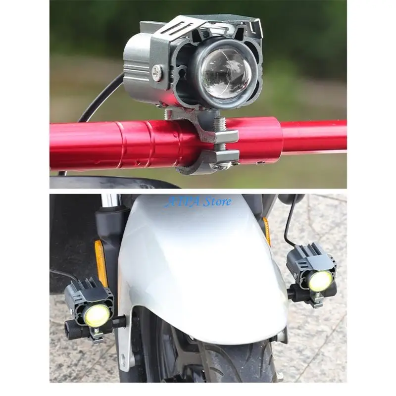 U13C Front Fork Motorcycle 12W Projector Lamp Suitable for Low Visibility