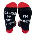 red black socks