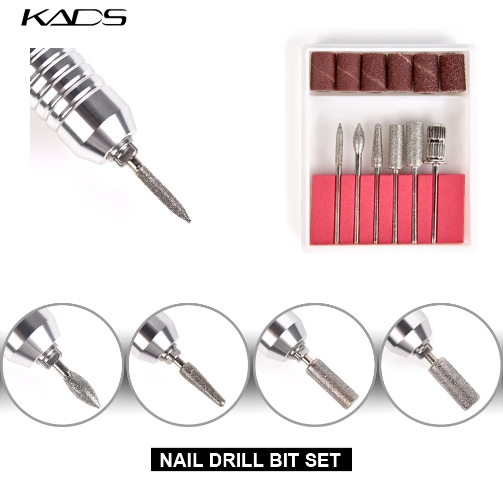 KADS-máquina pulidora eléctrica profesional para uñas, aparato de manicura de 35W, 30000RPM, lijadora de uñas y pedicura