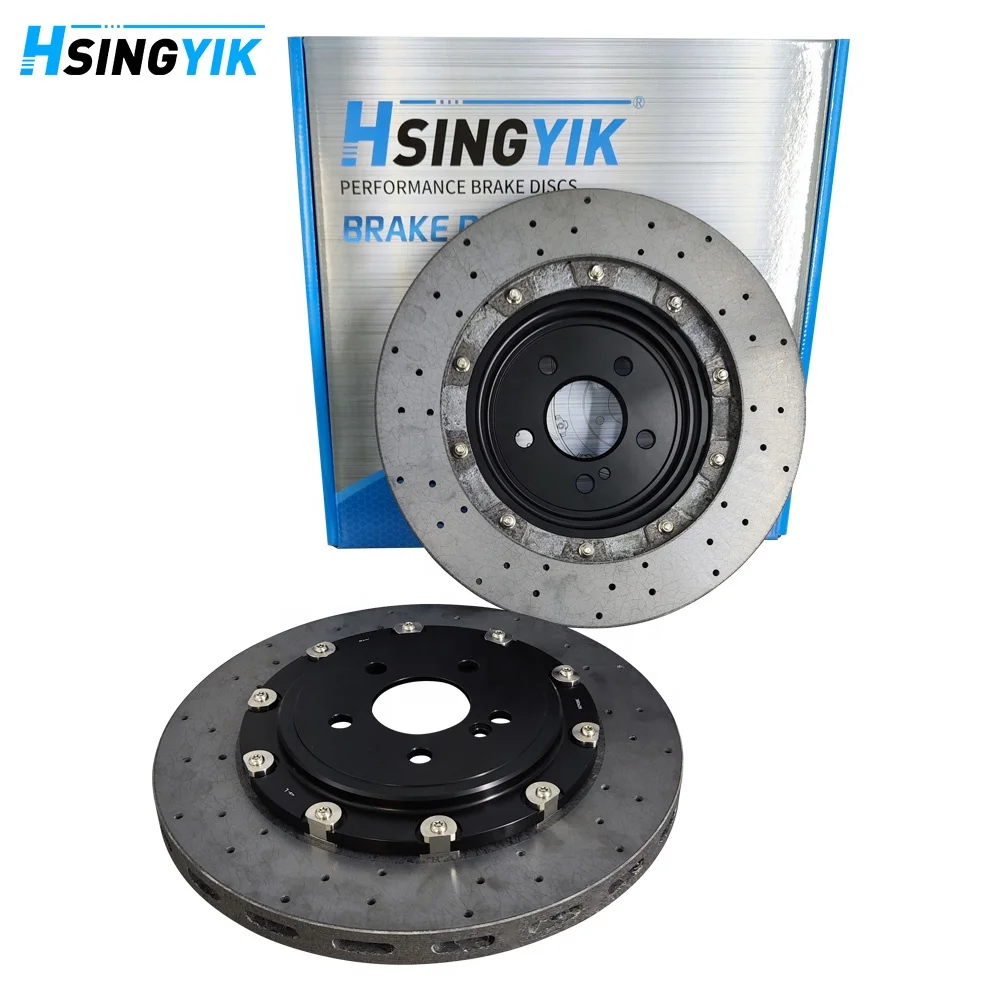 Hsingyik Rear Carbon Ceramic Brake Disc Rotor for Mercedes Benz Amg GT S C 63 A2224232012 360X26MM