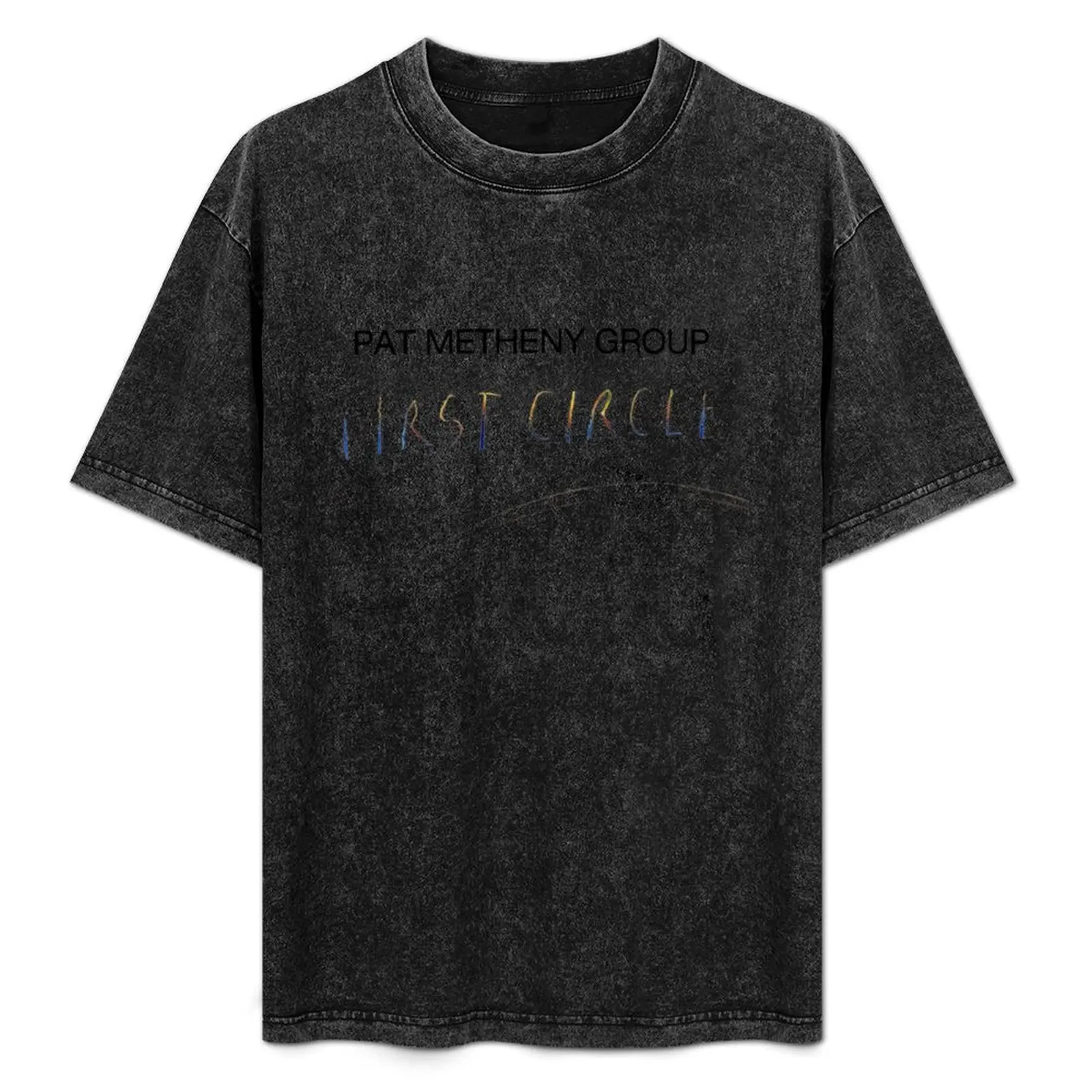 

Pat Metheny Group First Circle Album Cover T-Shirt Simple Casual Short Sleeve Tee
