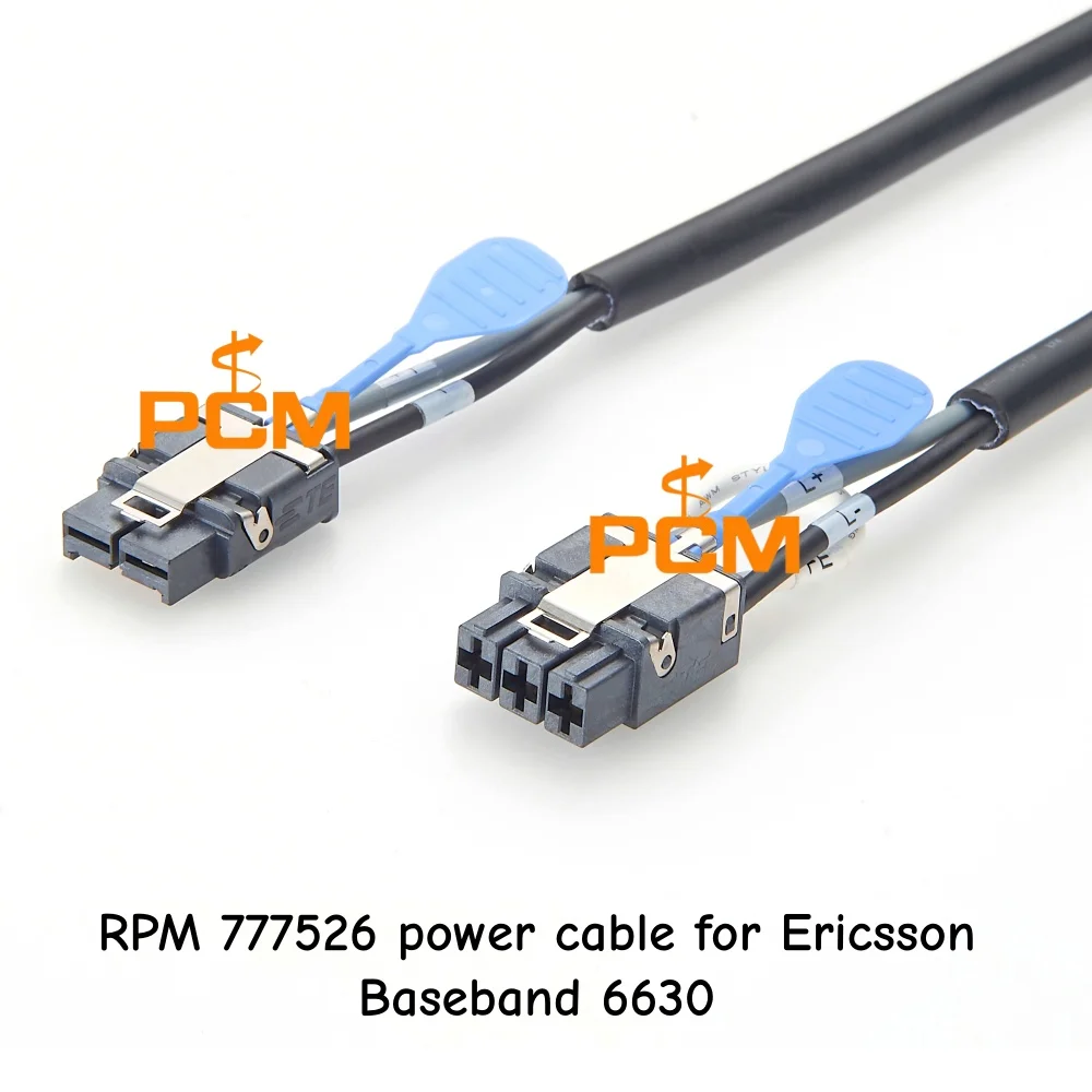 Ericsson RPM 777526 DC Power Cable for Baseband 6630 5G Telecom Base Station Wireless Communication Equipment Power Supply
