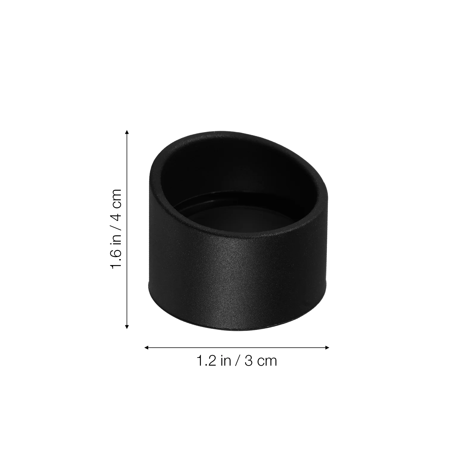 2 Pcs Microscope Eye Guard Shield Cup Eyepiece Parts Guards Cups Rubber Cover for Protector