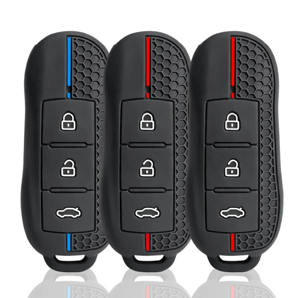 New Silicone Car Key Cover Key Case Accessories for Dongfeng Fengguang DFSK Glory 580 Fengon Ix5 Ix7 Seres 3 5 Sf5 2021-2024