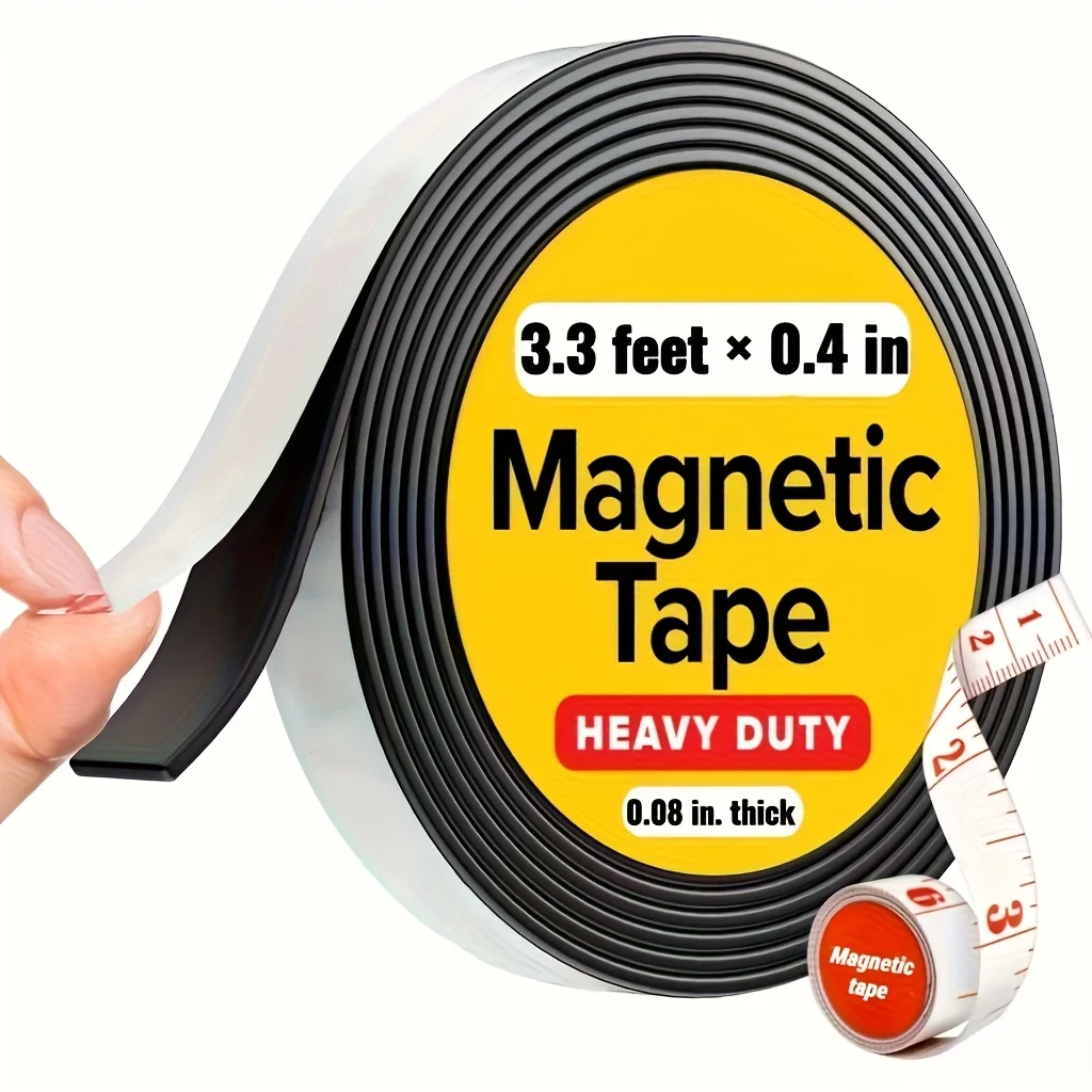 

Self Adhesive Magnetic Tape Super Strong Rubber Magnet Strips DIY Powerful Photo Poster Fridge Magnets Roll Flexible Magnetic