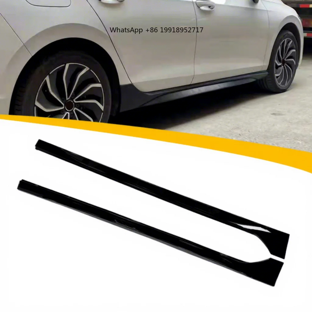

Tuning Products ABS Plastic Carbon Fiber R Style Side Splitter Side Skirts Covers VW Golf 8 MK8 Upgrade Golf JJ169