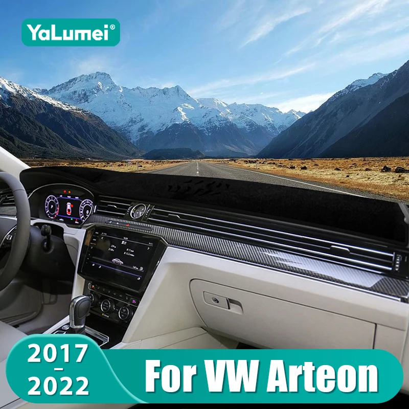 

For Volkswagen VW Arteon 2017 2018 2019 2020 2021 2022 Car Dashboard Mat Sun Shade Instrument Desk Non-slip Cover Accessories