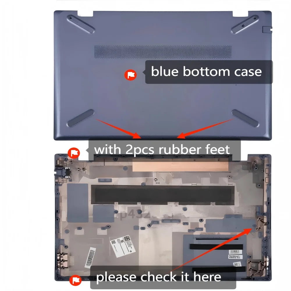 

New For Pavilion 15-CS 15T-CS 15-CW 15-CS0064ST 15-CS1006TX TPN-Q208 integration Blue/Silver Bottom Case