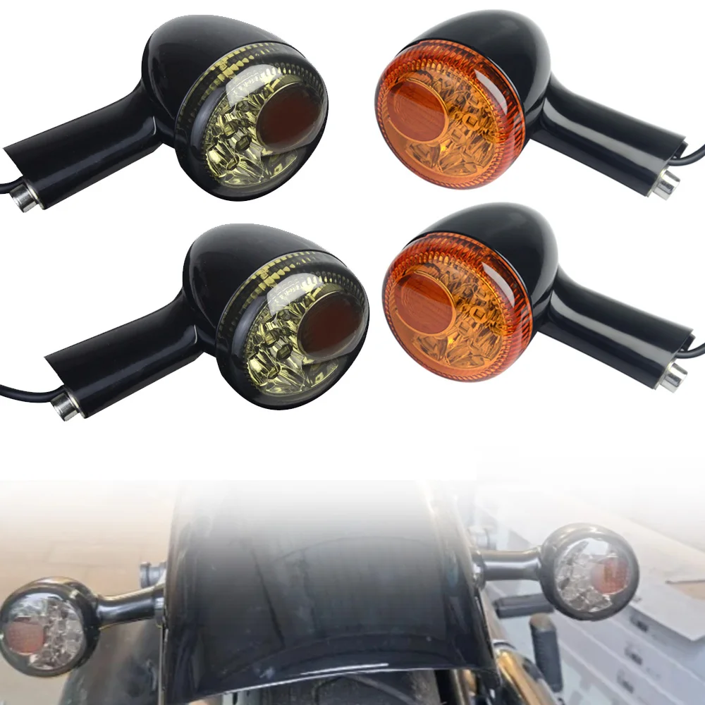 

Для Harley Sportster XL883 XL1200 мотоциклетные указатели поворота, светодиодные указатели поворота, мини-мигалка, дневной ходовой тормоз, поворотник, лампа