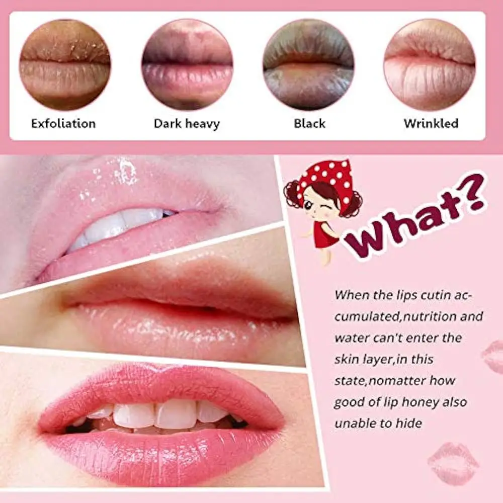 Fast Lightening Pink Mouth Lips Serum Bleaching Permanent Remove Dark Smoke Lips Lip Balm Moisturize Gloss Lipstick Lip Serum