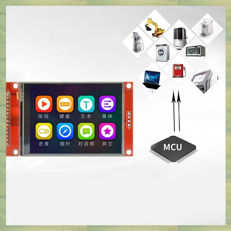 N15R-2Pcs 2.8 Inch 240X320 SPI TFT LCD Display Module SPI Serial Port 51 Drive ILI9341V LCD Serial Port Module STM32