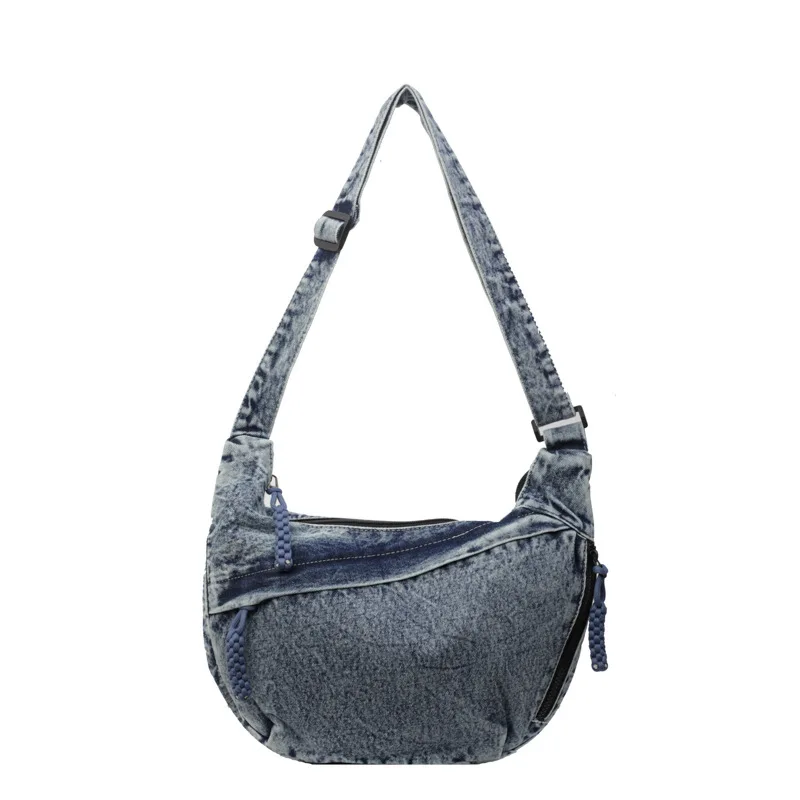 

Women's Denim Hobo Bag 2025 - Spacious Convertible Crossbody for Commute, Lightweight Shoulder Tote